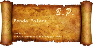 Banda Polett névjegykártya